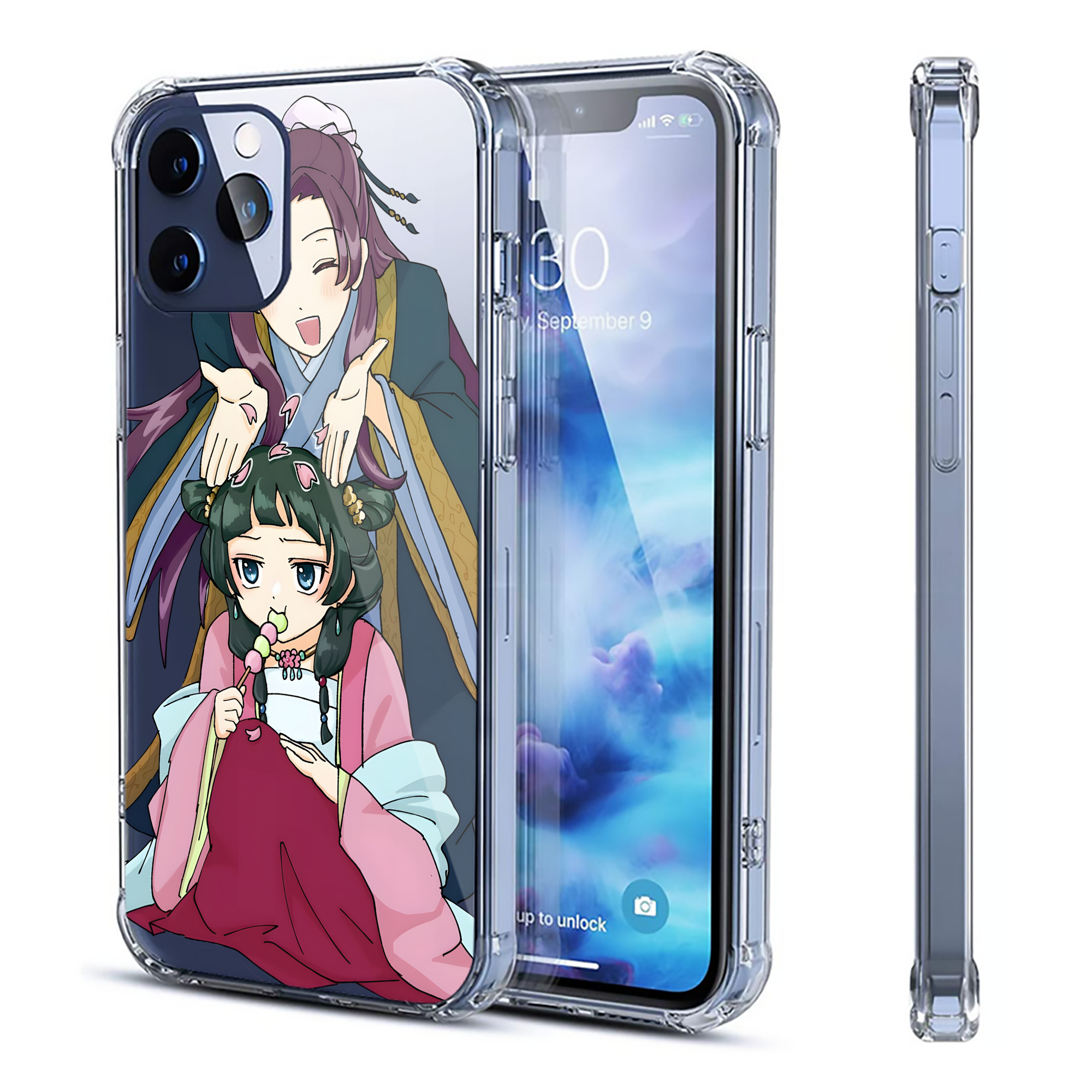 （画像用） 薬屋のひとりごと The Apothecary Diaries 【iPhone 12シリーズ対応】透明スマホケース（クリアソフトケース）